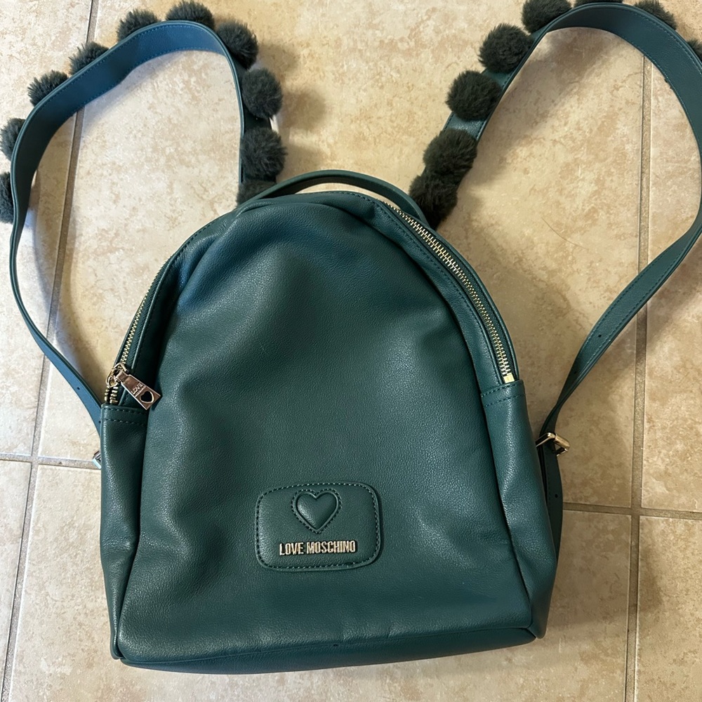 Love Moschino Green Backpack